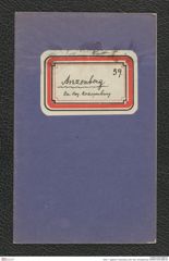 Seite 1, Tagebuch "Anzenberg | Gem. Bez. Herzogenburg" (NHMW-PRAE-BBB-59)